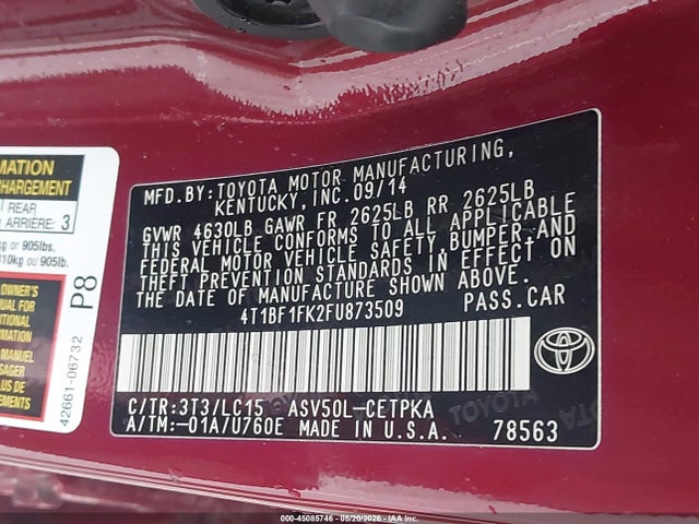 Toyota Camry Xse