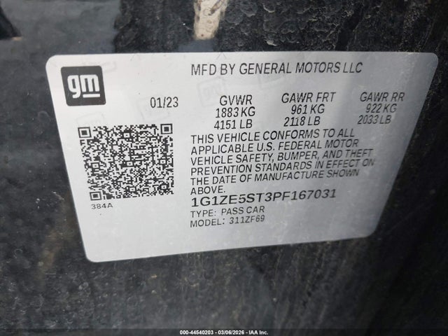 Chevrolet Malibu Fwd 2lt