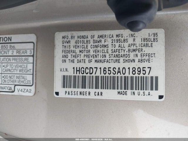 Honda Accord Ex