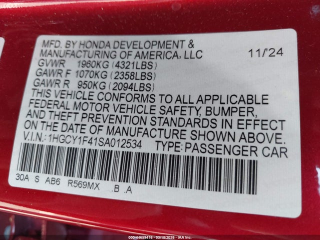 Honda Accord Se