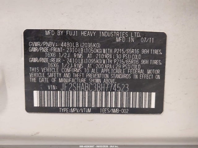 Subaru Forester 2.5x