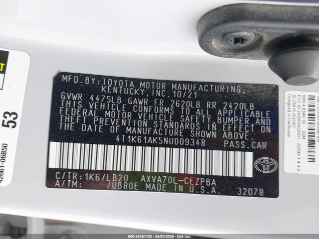 Toyota Camry Xse