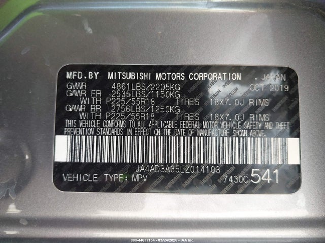 Mitsubishi Outlander Se 2.4
