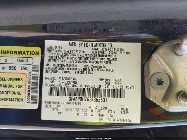 Ford Fusion Se
