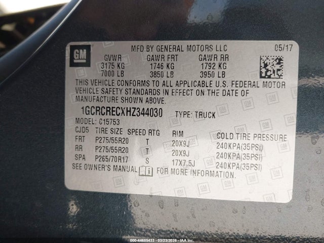 Chevrolet Silverado 1500 1lt