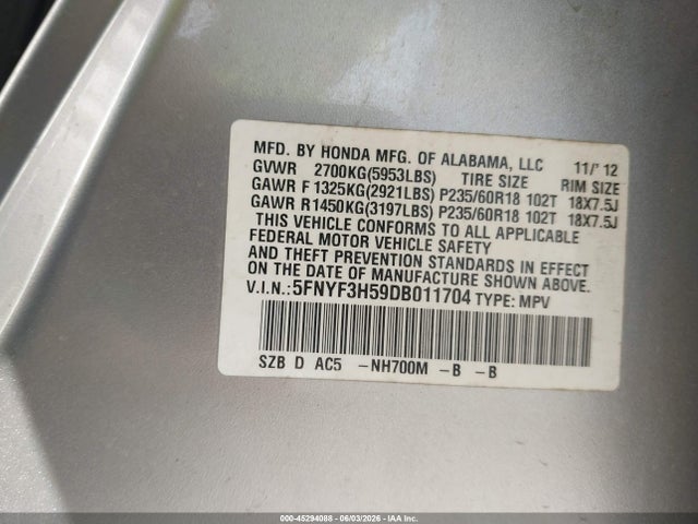 Honda Pilot Ex-l
