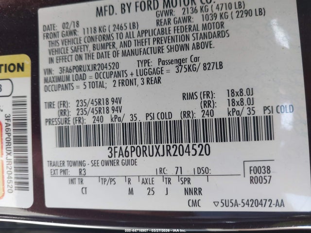 Ford Fusion Titanium