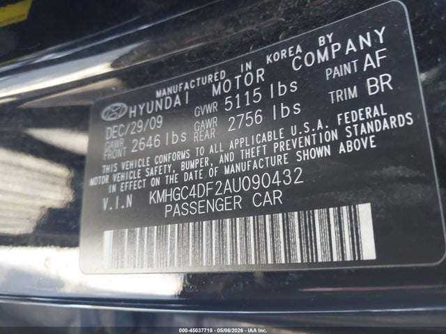 Hyundai Genesis 4.6