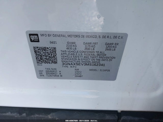 Chevrolet Equinox Awd Ls