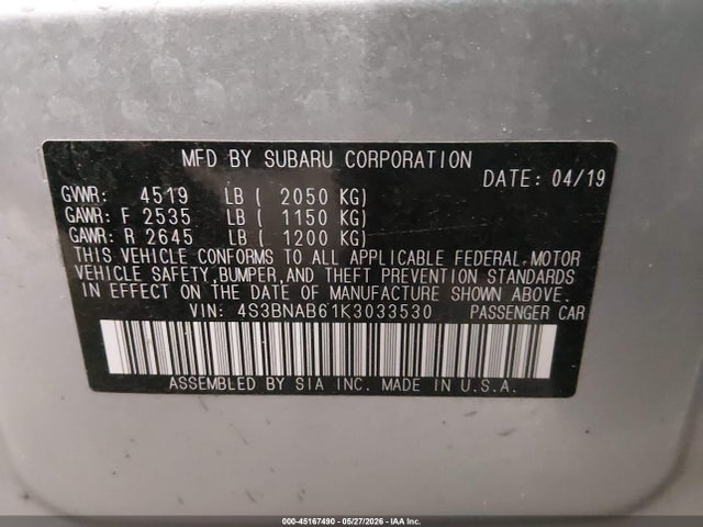 Subaru Legacy 2.5i