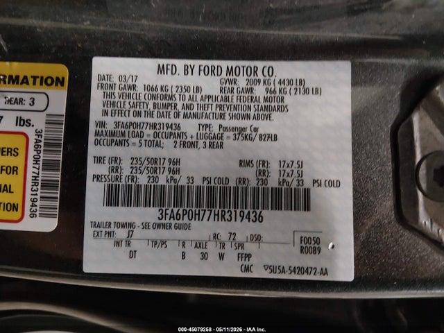 Ford Fusion Se