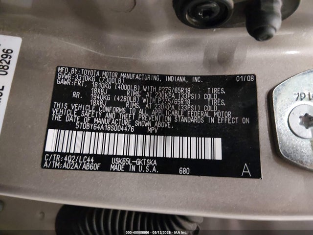 Toyota Sequoia Sr5 5.7l V8