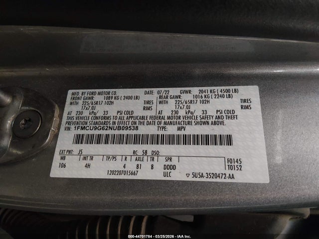Ford Escape Se