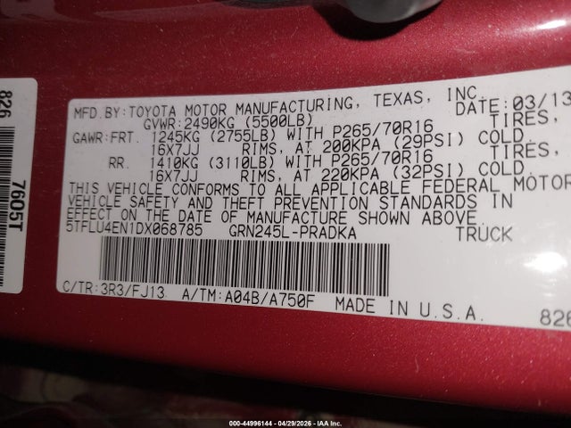 Toyota Tacoma Base V6