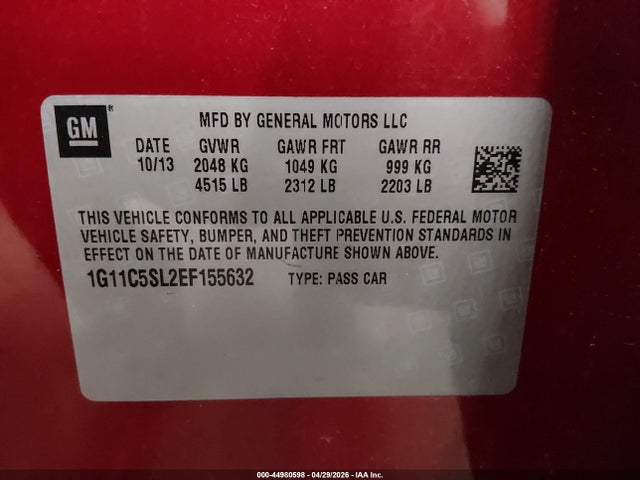 Chevrolet Malibu 1lt