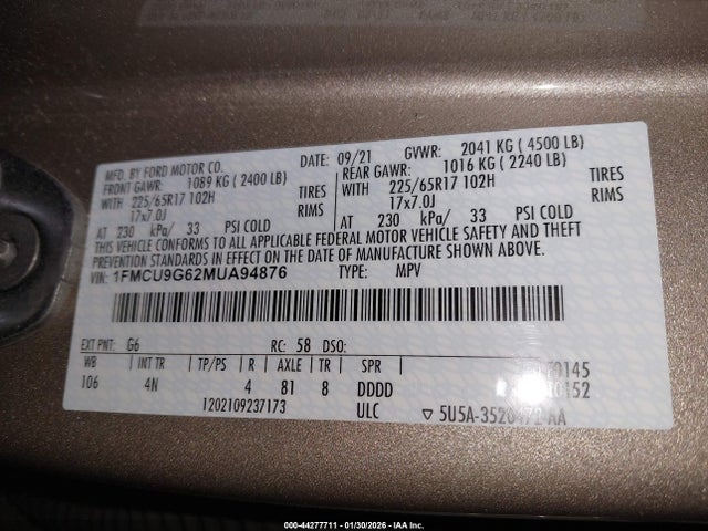 Ford Escape Se