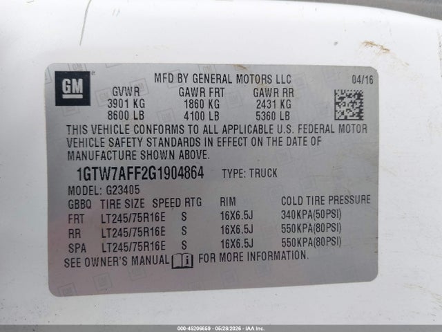 GMC Savana Work Van