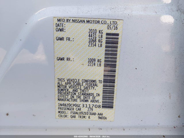Nissan LEAF Sv