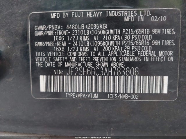 Subaru Forester 2.5x