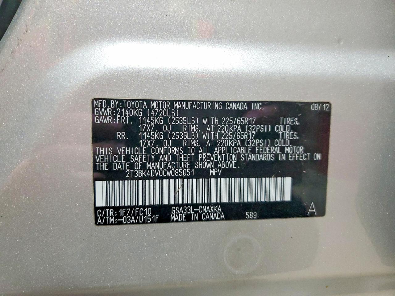 Toyota RAV4 Base