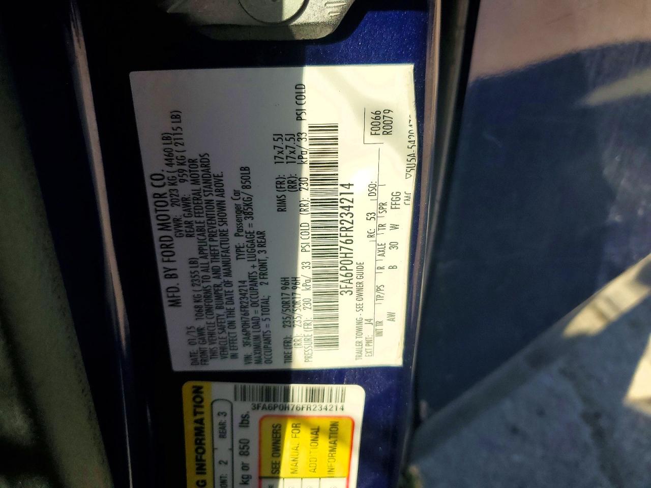 Ford Fusion Se