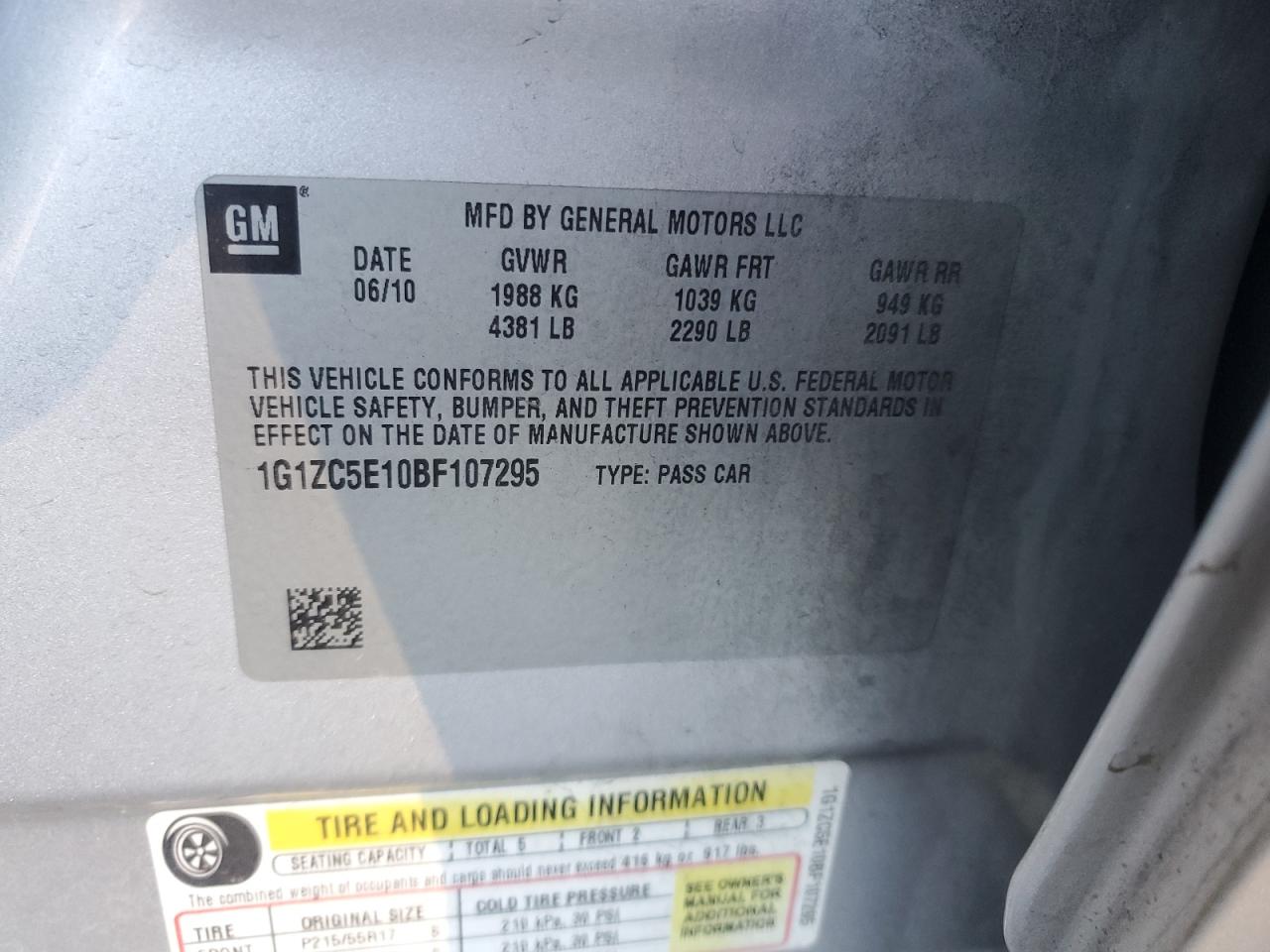 Chevrolet Malibu 1lt