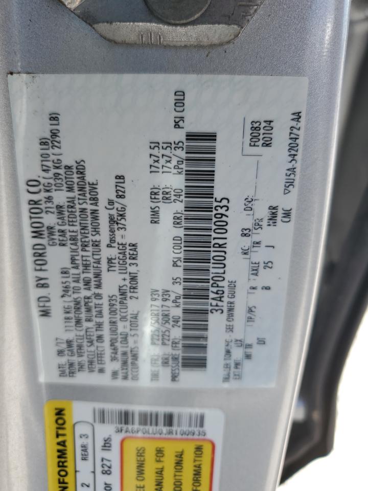 Ford Fusion Se Hybrid