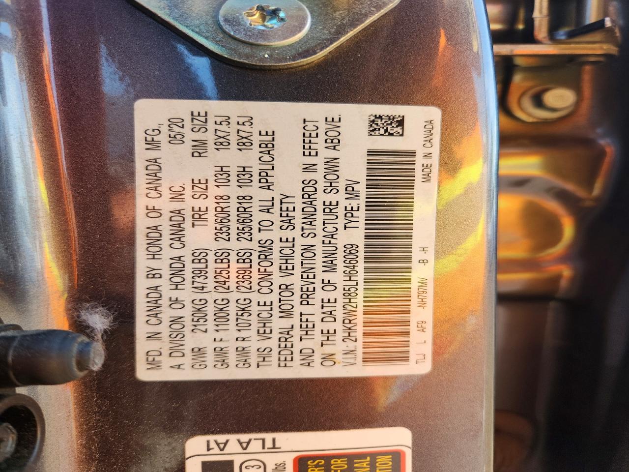 Honda Crv Exl