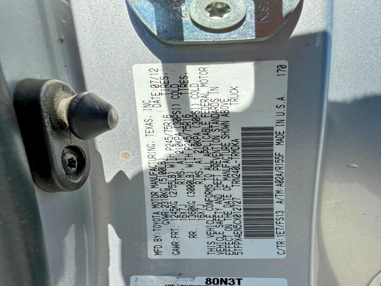 Toyota Tacoma Base