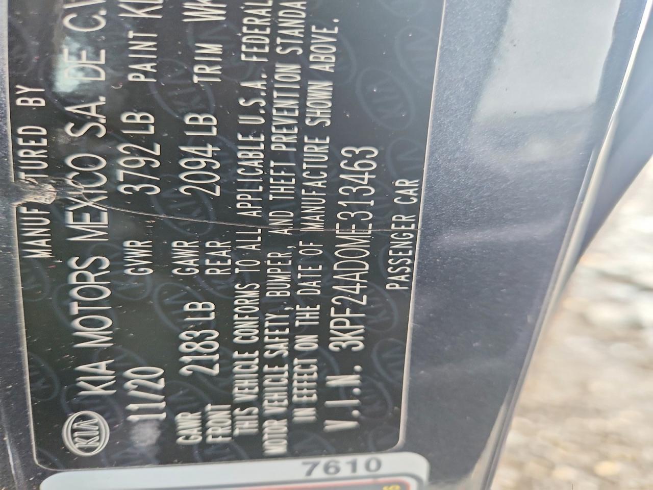 Kia Forte Lxs