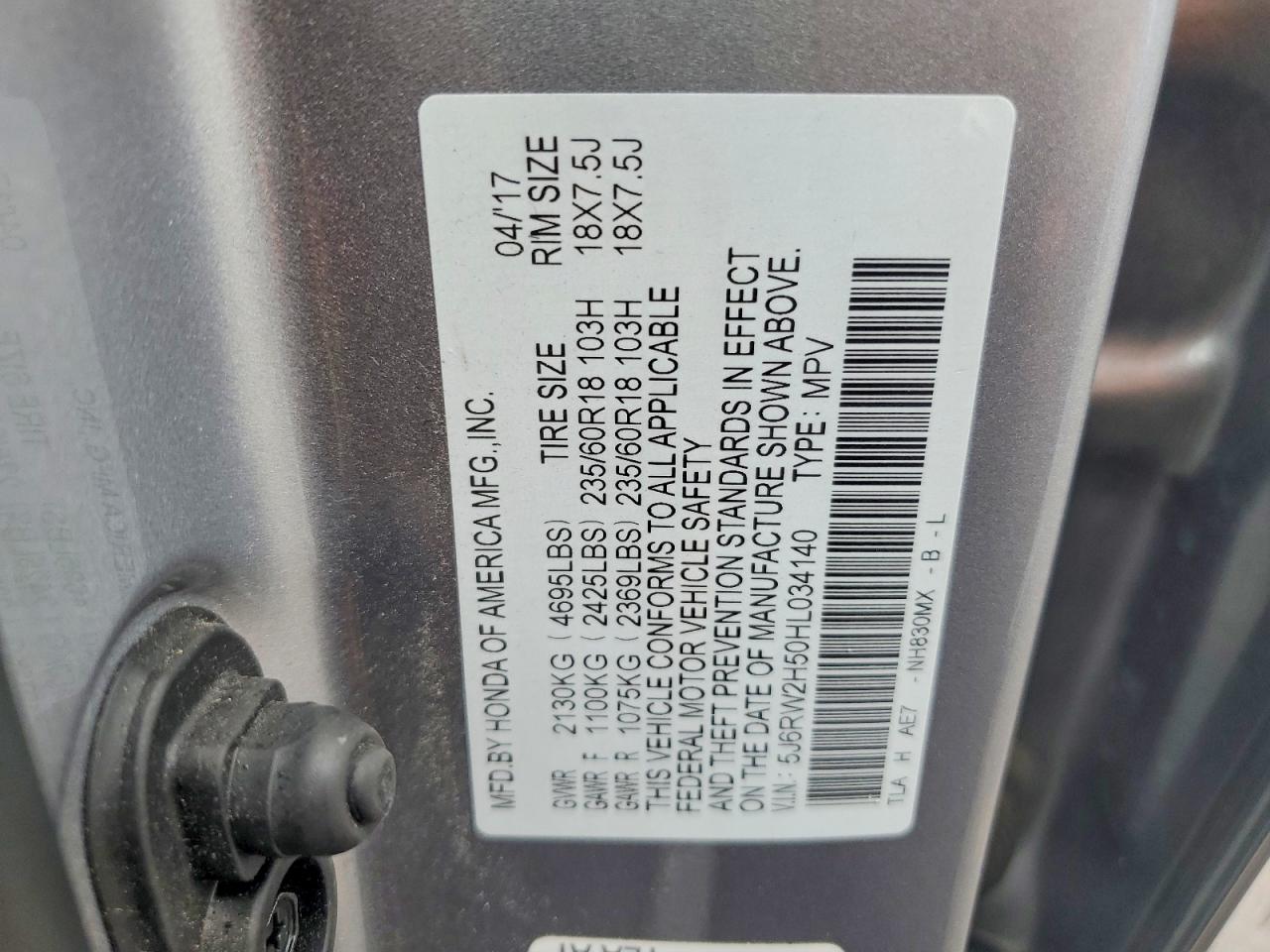 Honda Crv Ex