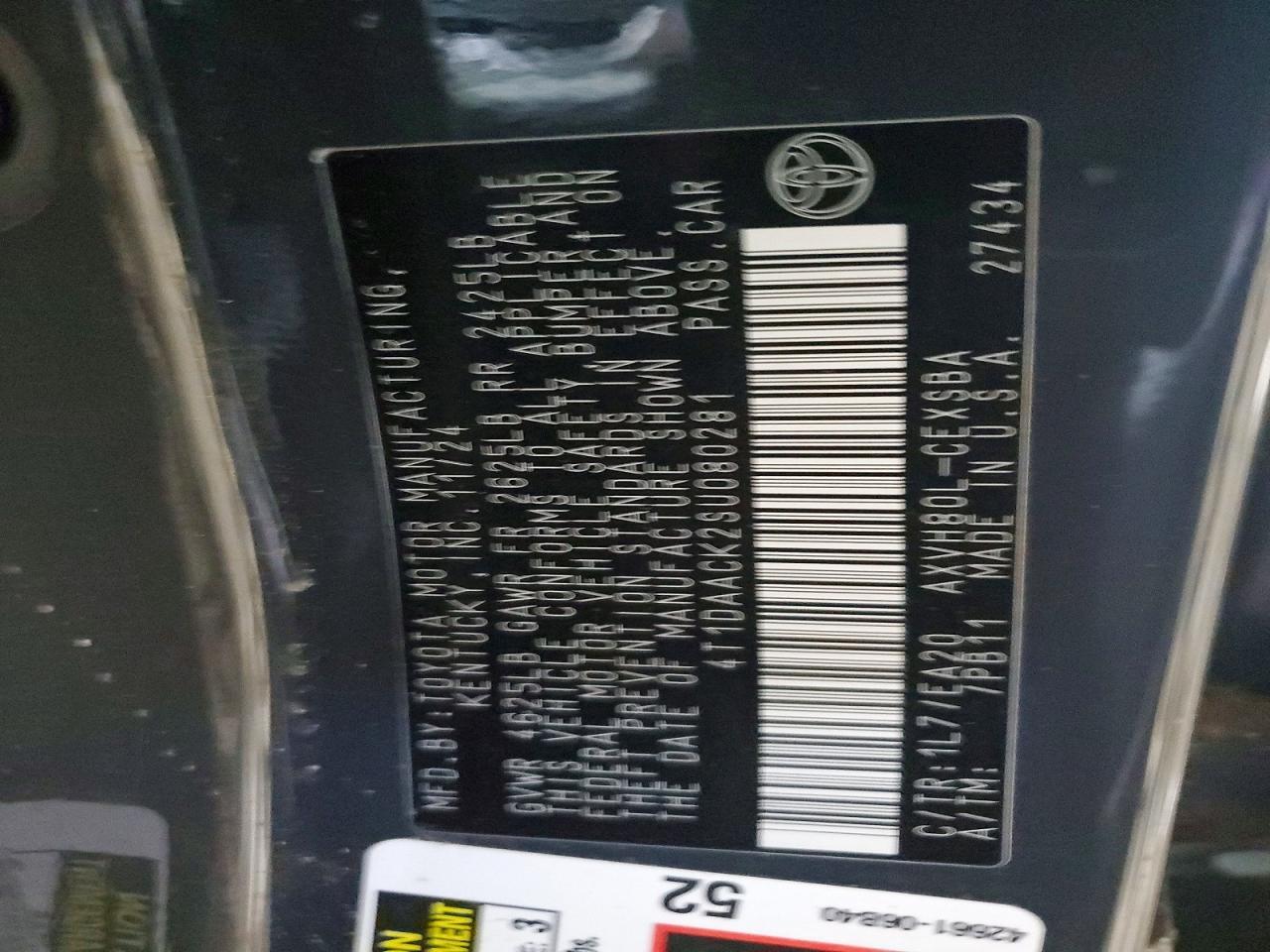 Toyota Camry Xse