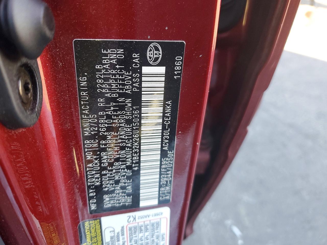 Toyota Camry Le