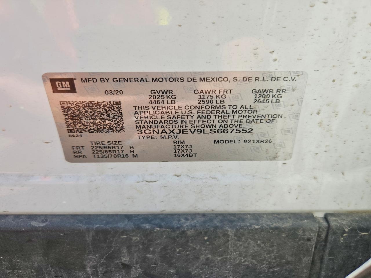 Chevrolet Equinox Lt