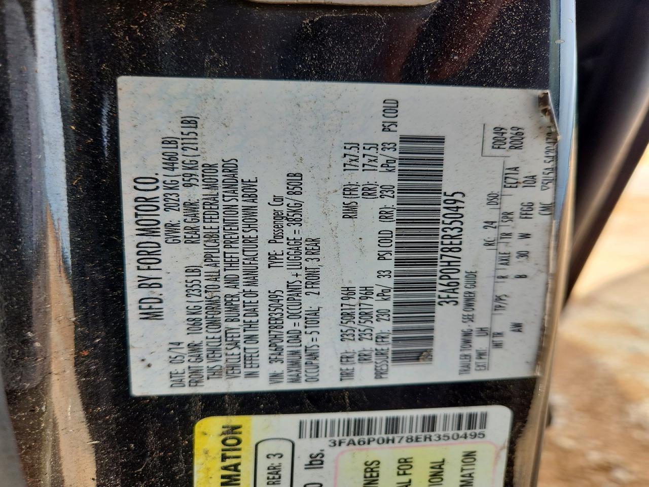 Ford Fusion Se