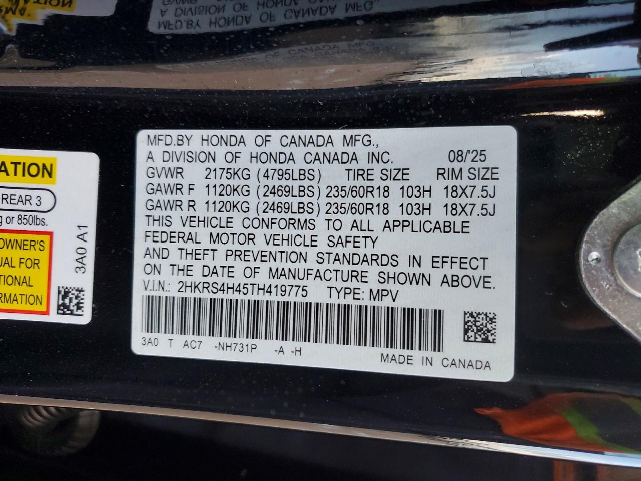 Honda Crv Ex