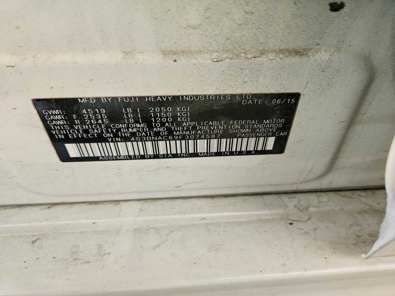 Subaru Legacy 2.5i Premium