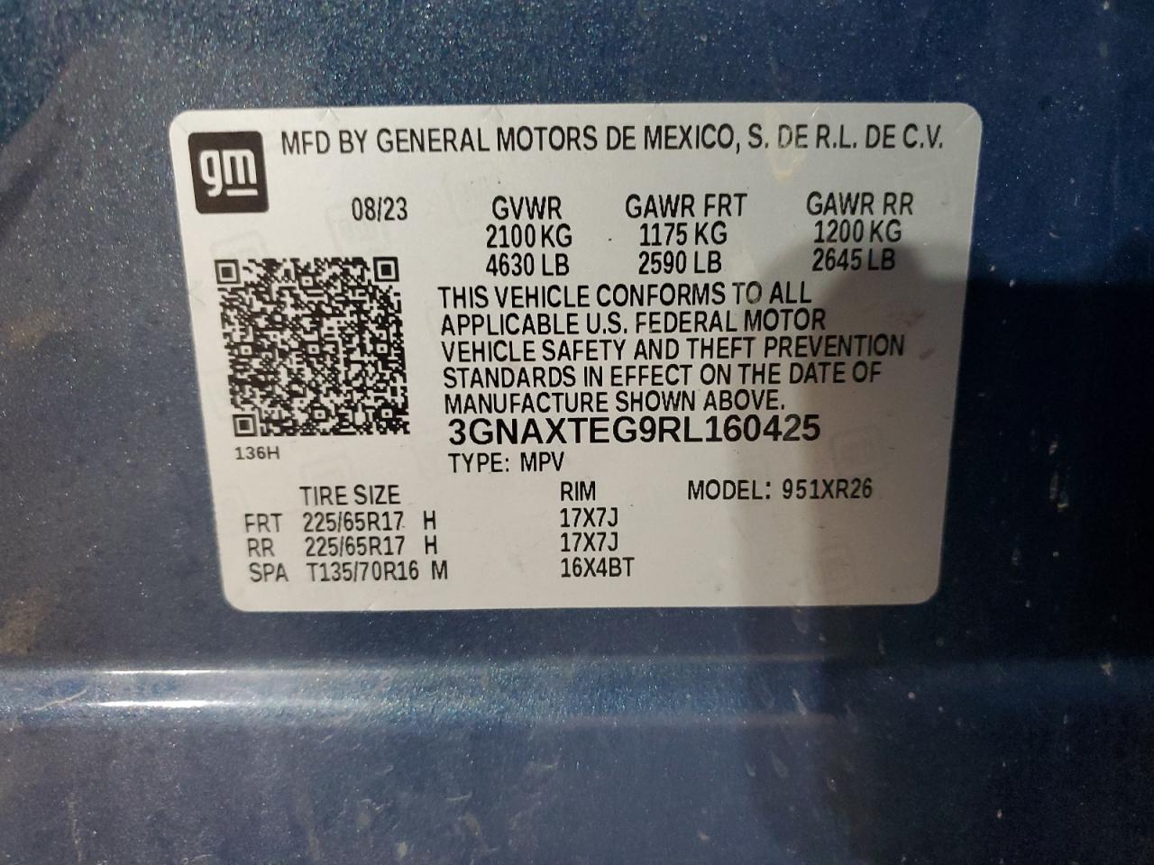 Chevrolet Equinox Lt