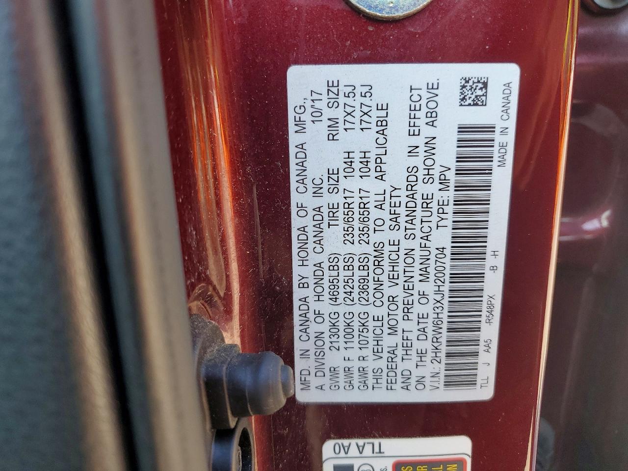 Honda Crv Lx