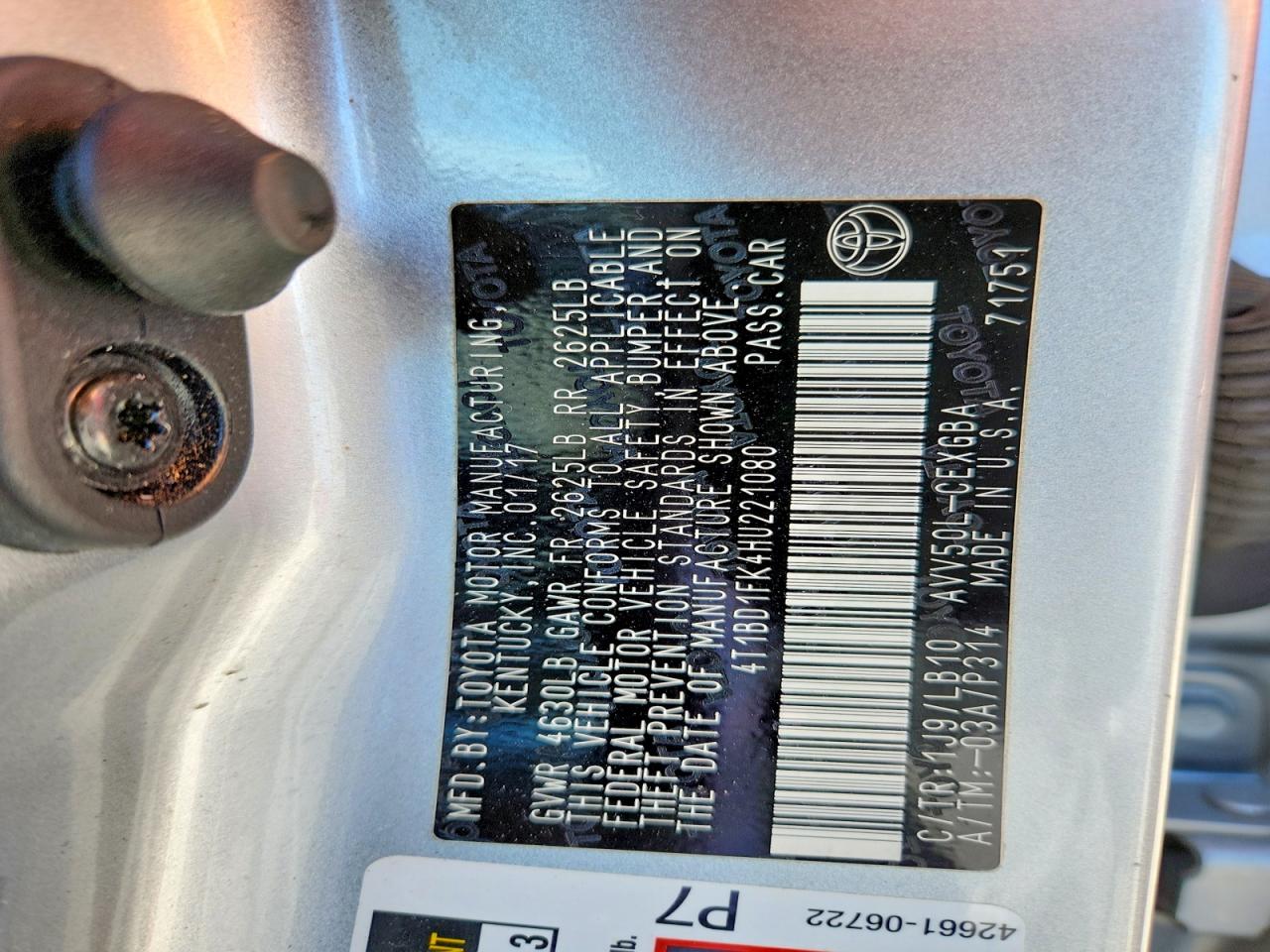 Toyota Camry Xle