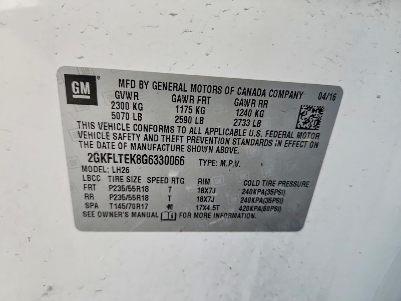 GMC Terrain Sle