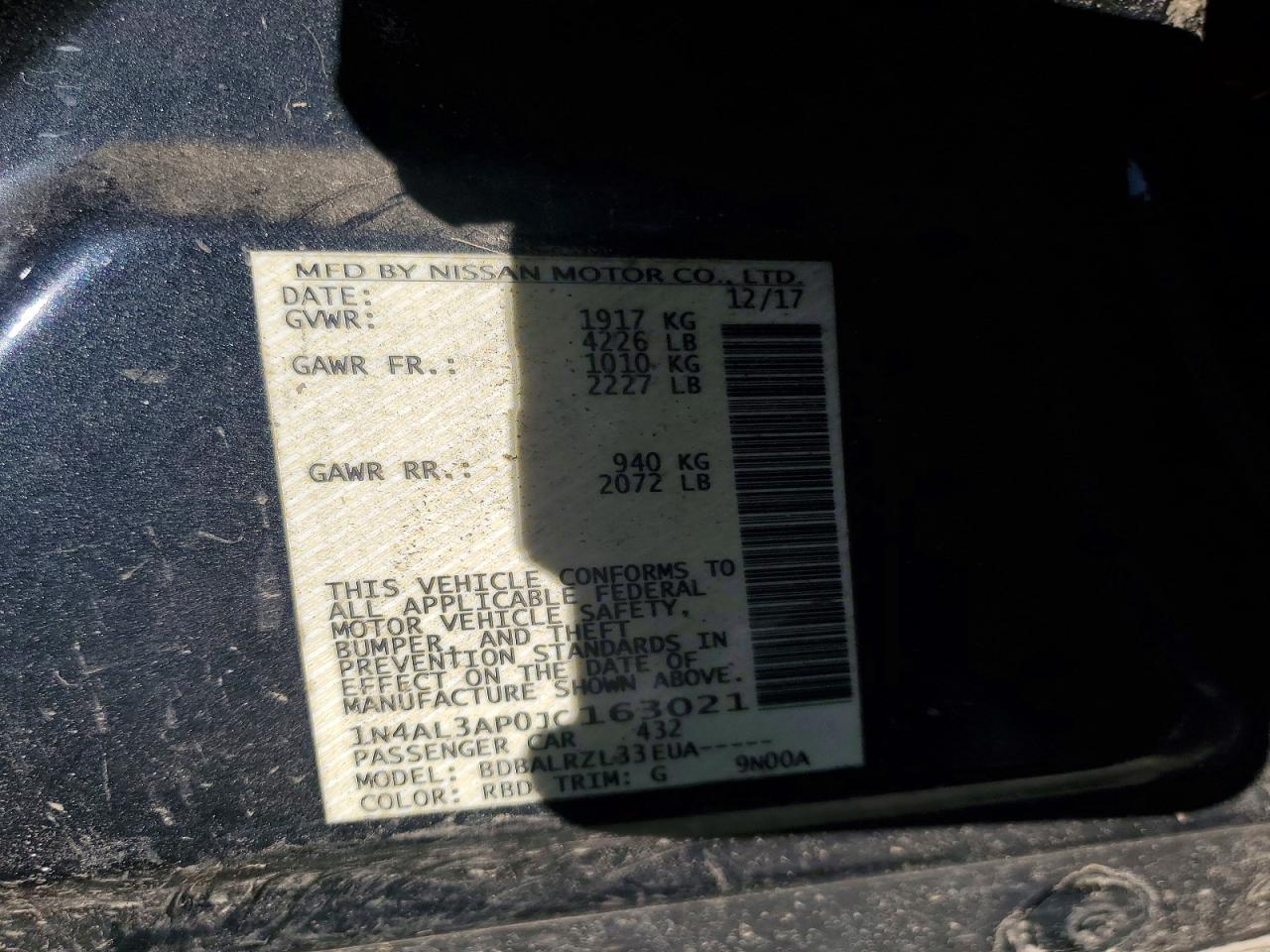 Nissan Altima 2.5 Sl