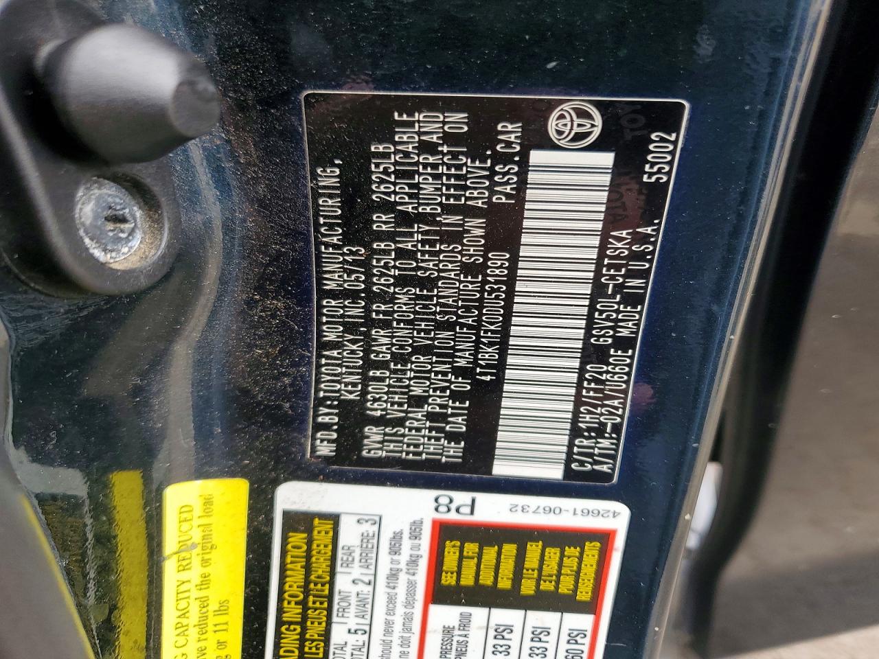 Toyota Camry Se