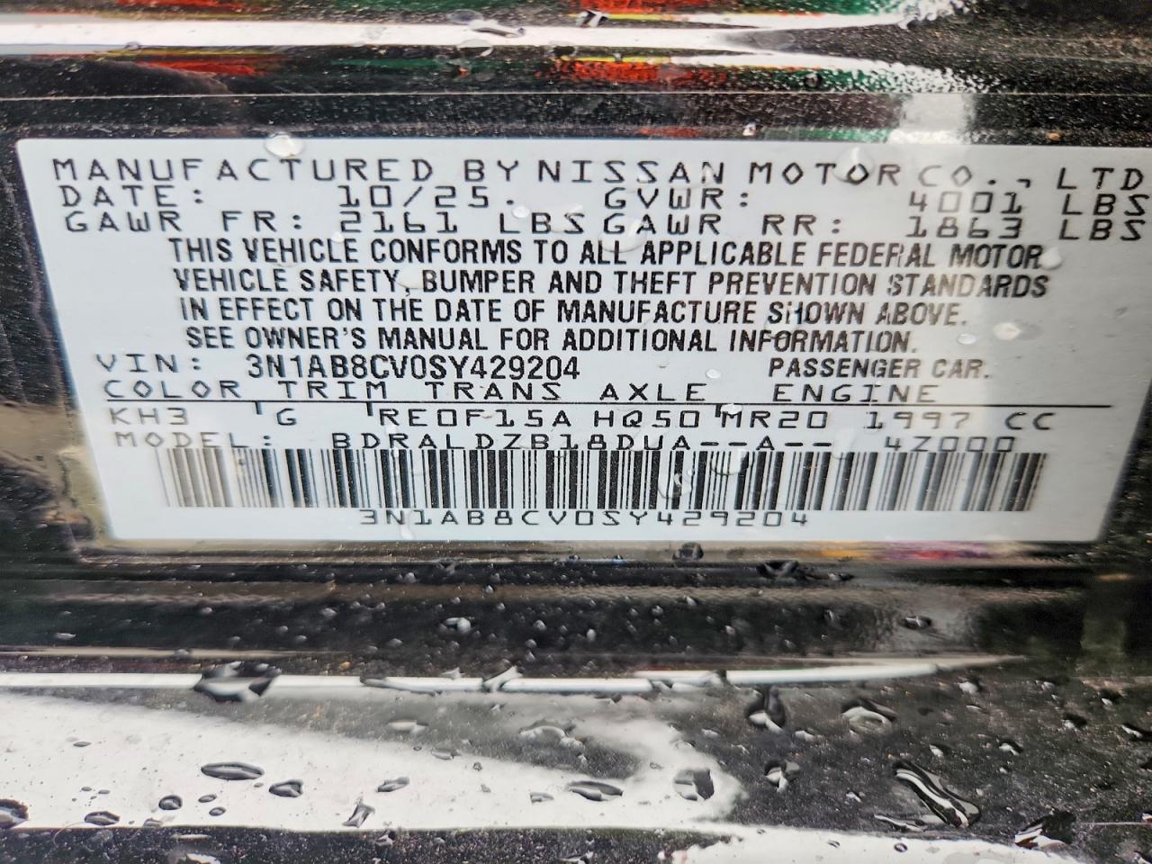 Nissan Sentra Sv