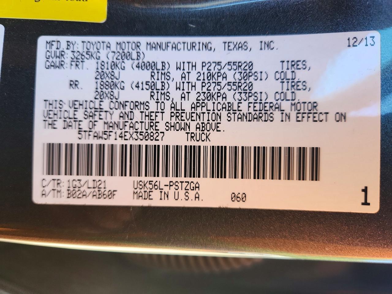 Toyota Tundra Crewmax Platinum