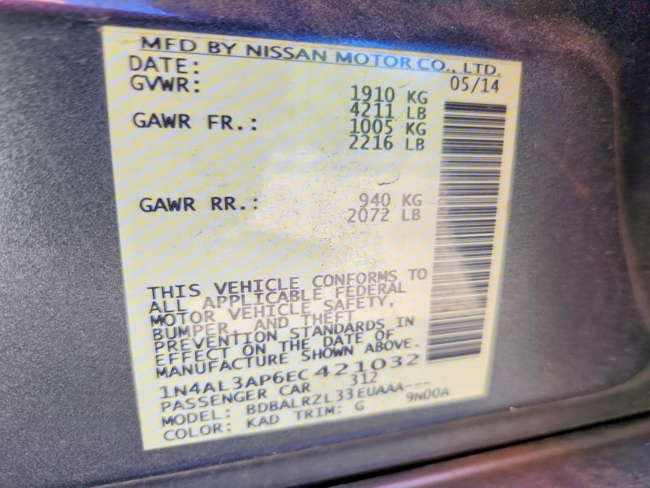 Nissan Altima 2.5