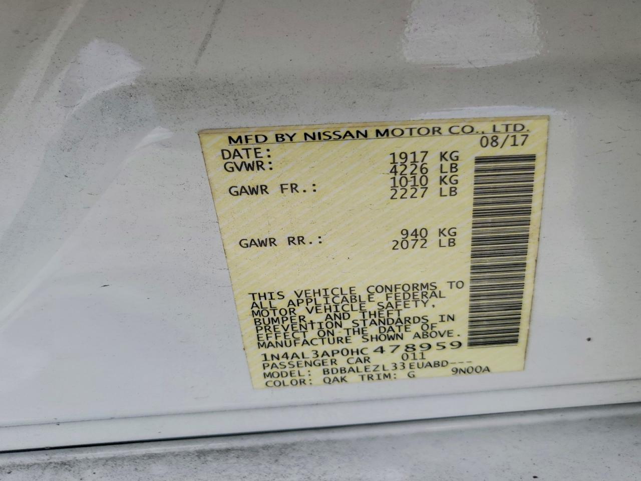 Nissan Altima 2.5 S