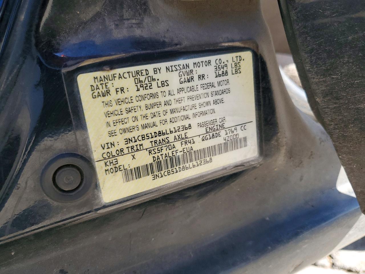 Nissan Sentra 1.8