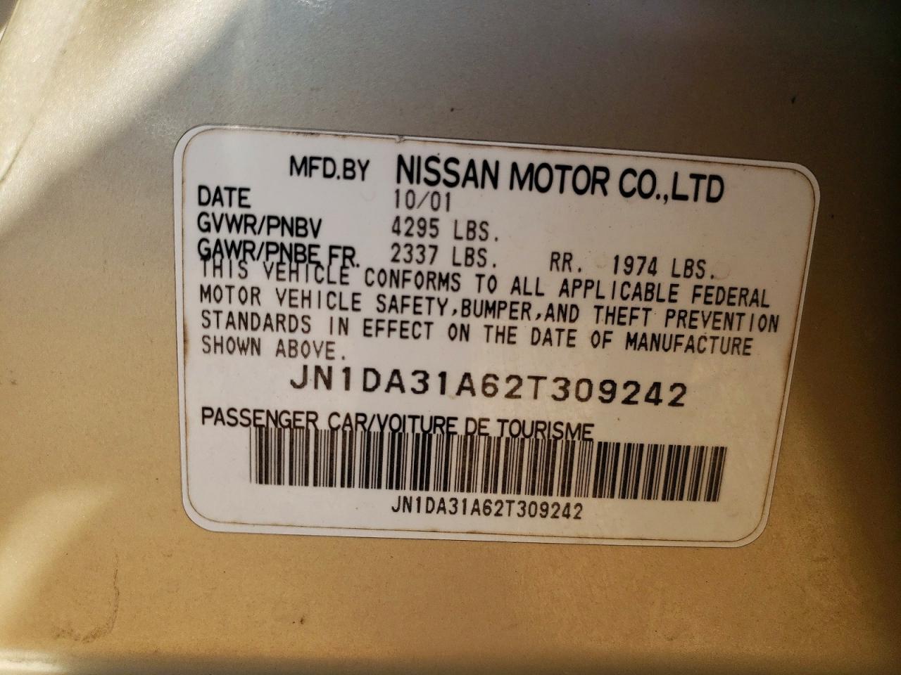 Nissan Maxima Gxe