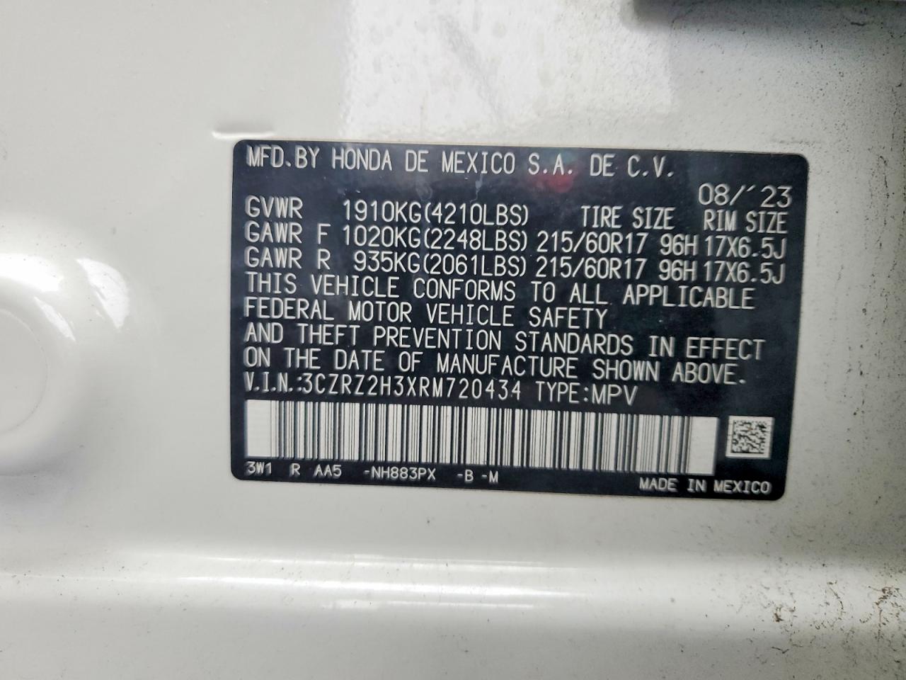 Honda HR-V Lx